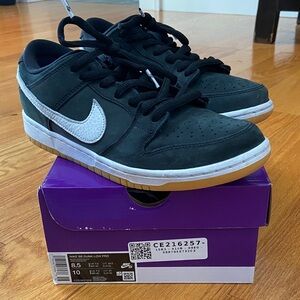 Nike Dunk Low Pro Black and White Sneakers